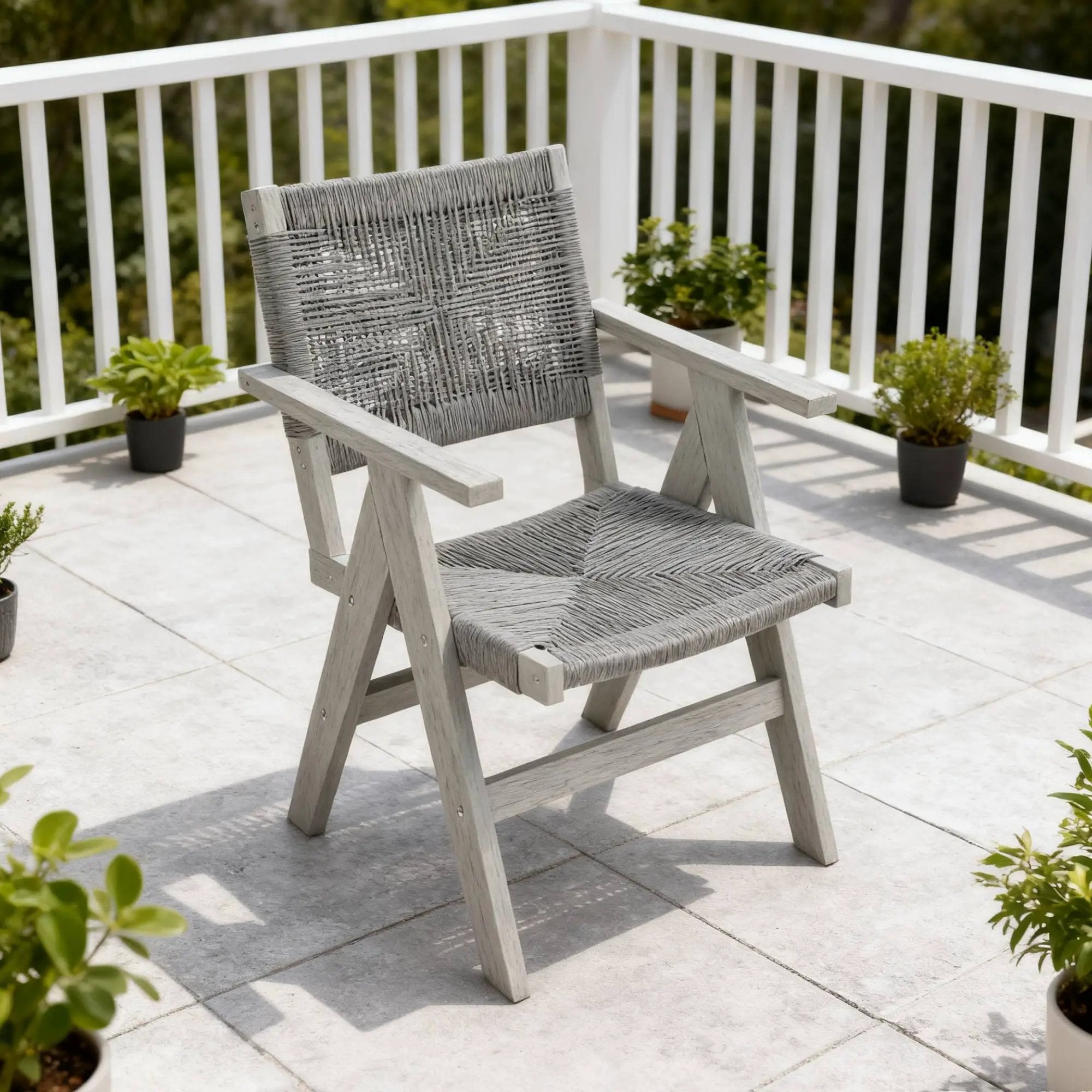 2 Piece HIPS All-Season Dining Chair Suitable For Garden Dinners & Versatile Outdoor Eating Spaces by HouseOfZazla