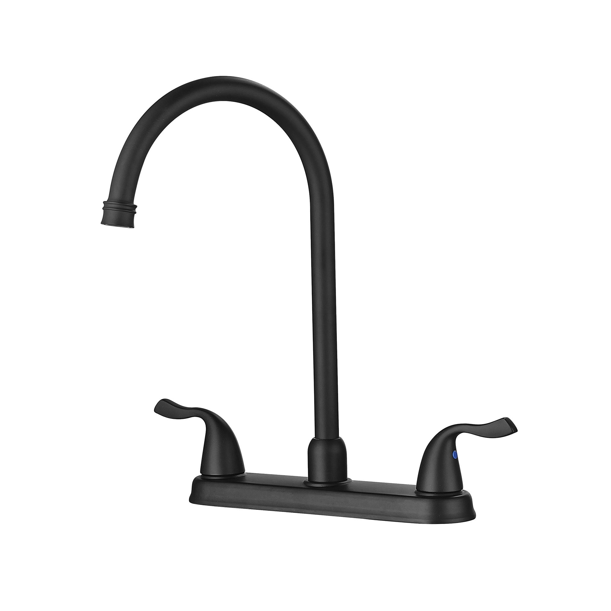 Stainless Steel Kitchen Sink Faucet With 2 Handles, 3 Hole Installation by HouseOfZazla