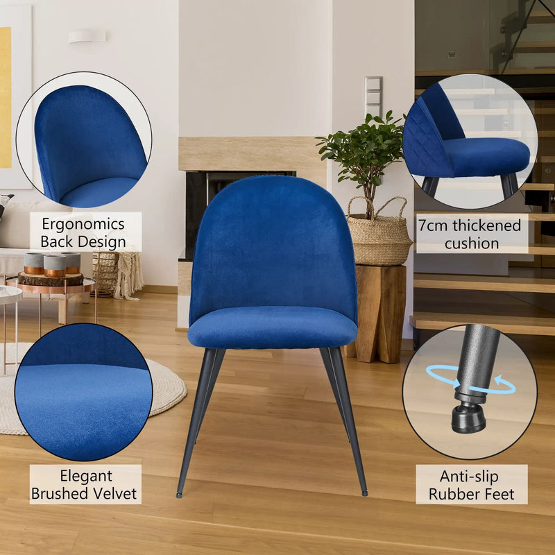 Dining Side Chairs (Set of 4) by Unique Piece Furniture