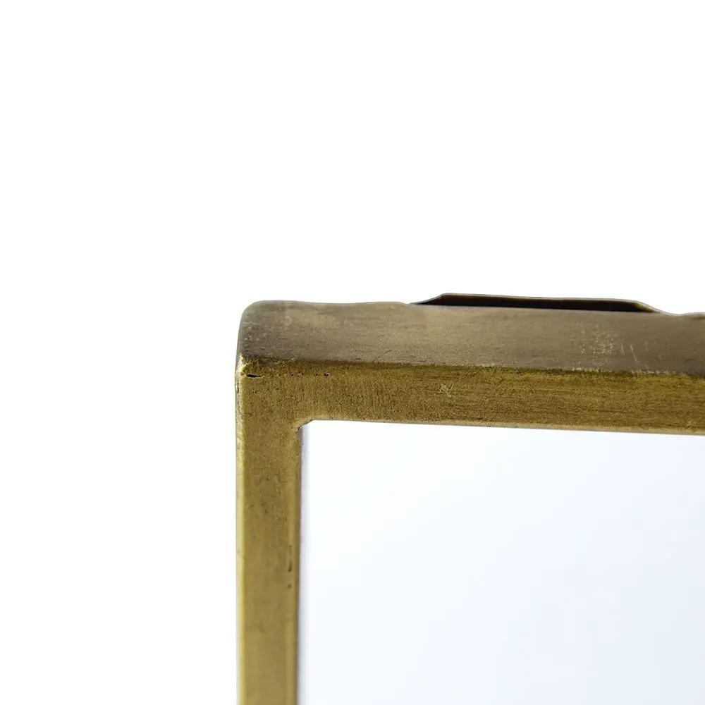 Poppy Mirror With Metal Frame Contemporary Design For Bathroom, Entryway Wall Decor by Unique Piece Furniture