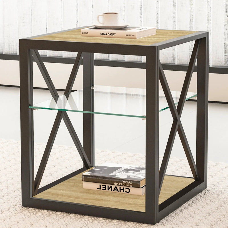 Set of 2 Modern End Table Nightstands by HouseOfZazla