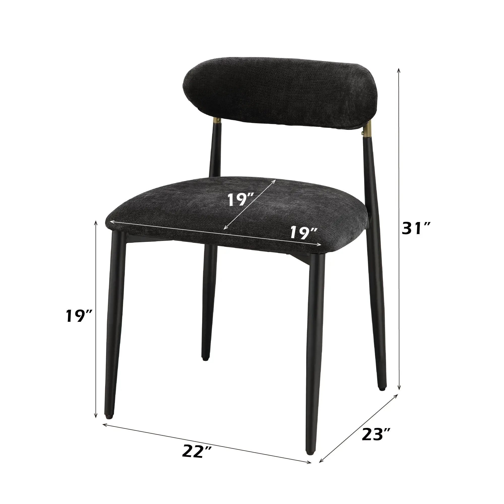 Jaramillo - Contemporary Side Chair (Set of 2) by HouseOfZazla