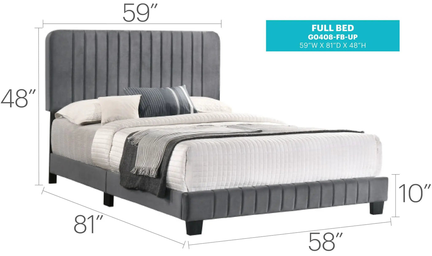 Channel Tufted Bed by HouseOfZazla