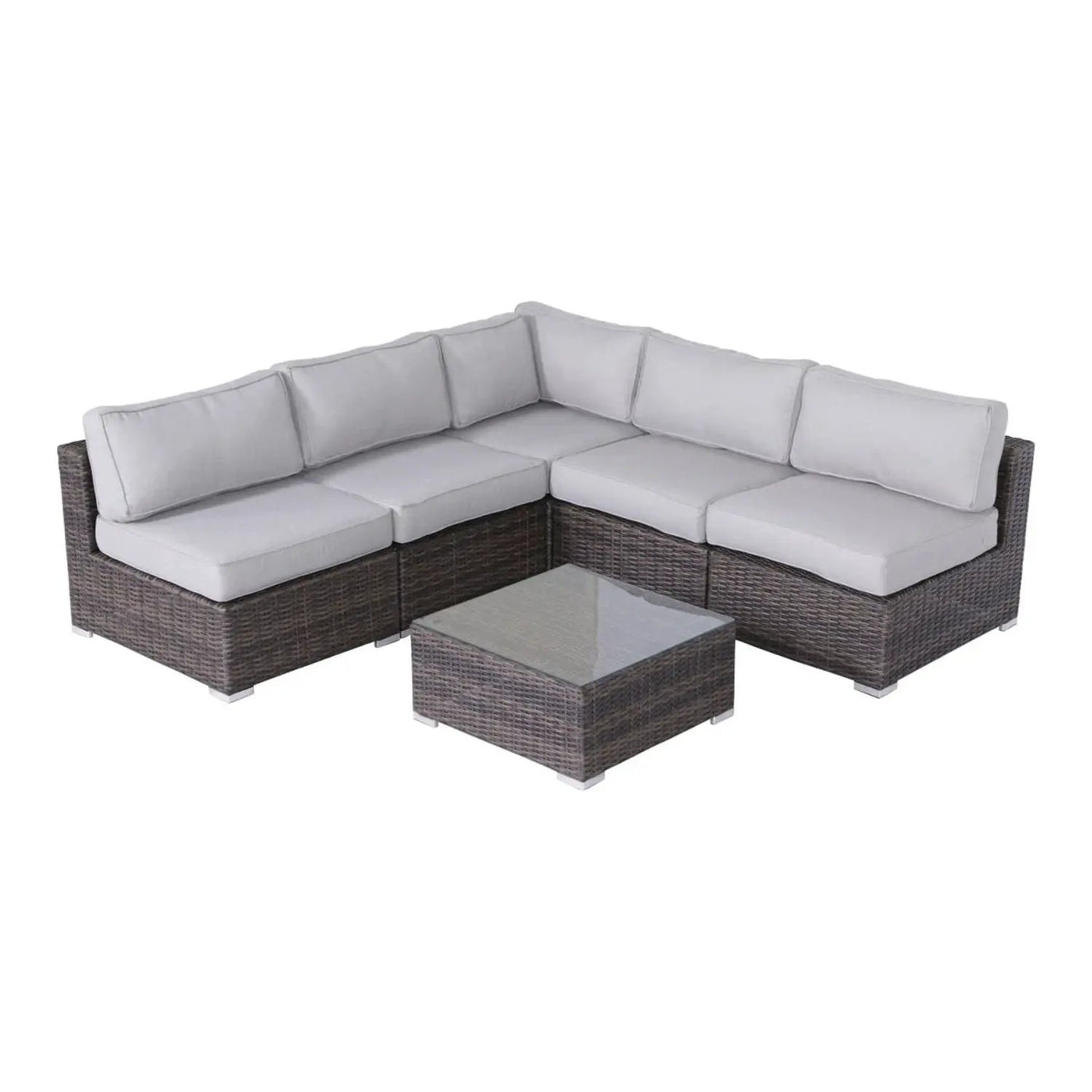 Seating Set With Cushions Handcrafted Wicker Design by Unique Piece Furniture