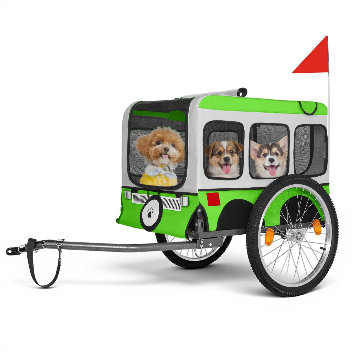 Large Folding Bike Trailer for Dogs by HouseOfZazla