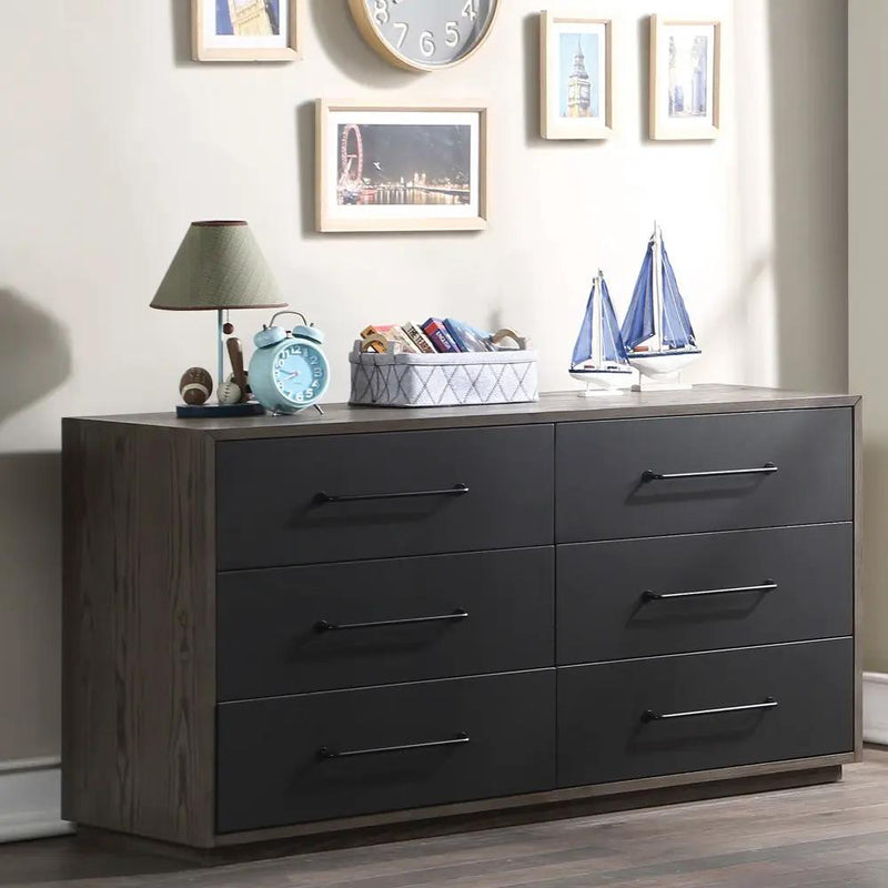 Estevon - Dresser - Gray Oak by Unique Piece Furniture