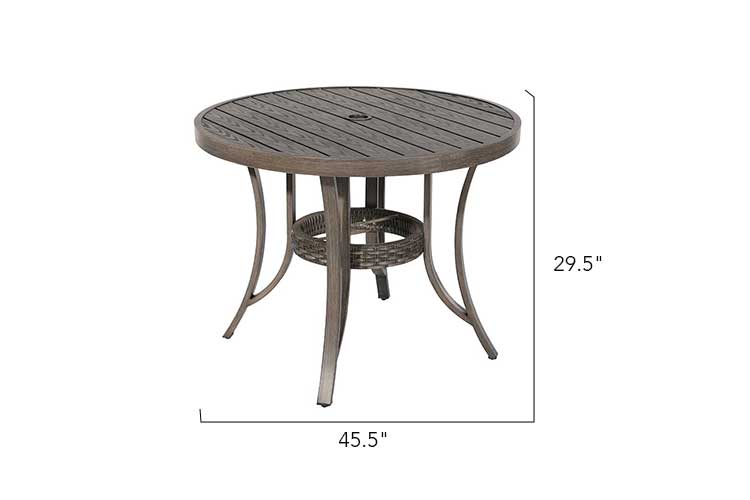 Tenaya Wicker Dining Table by Outdoor-USA®
