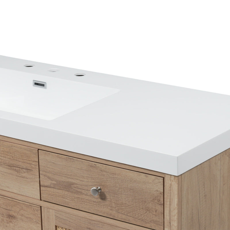 Bathroom Vanity With Sink, 5 Legs, Soft Close Drawers by HouseOfZazla
