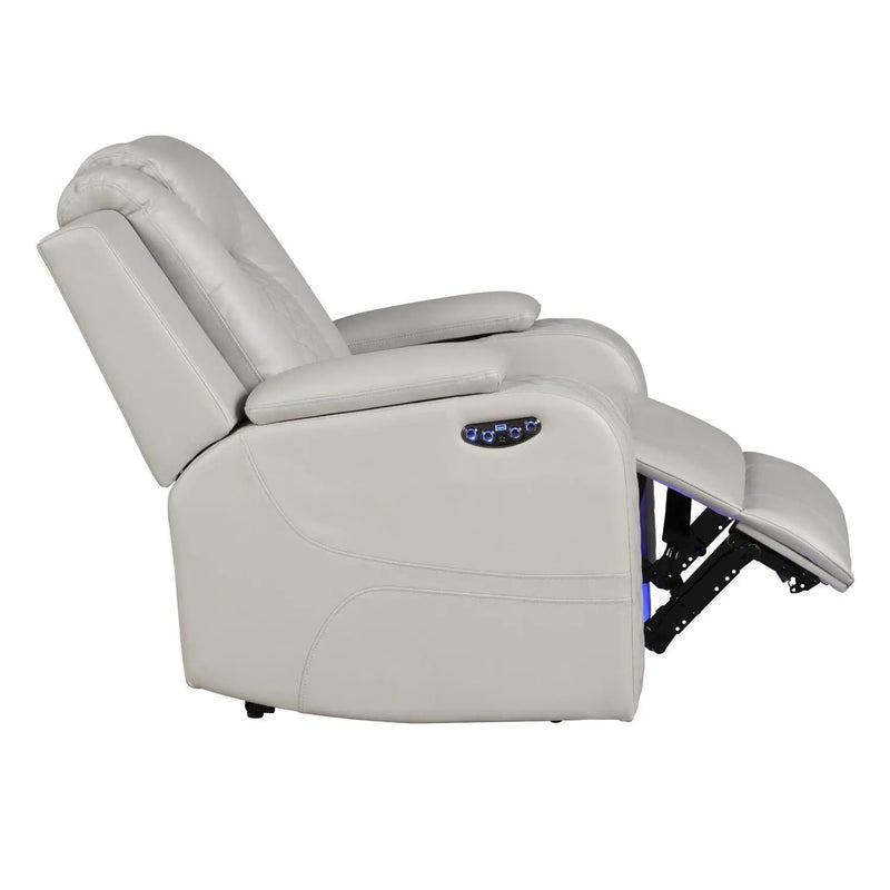 Benz - Power Recliner Set With LED Lighting And USB Charging by HouseOfZazla