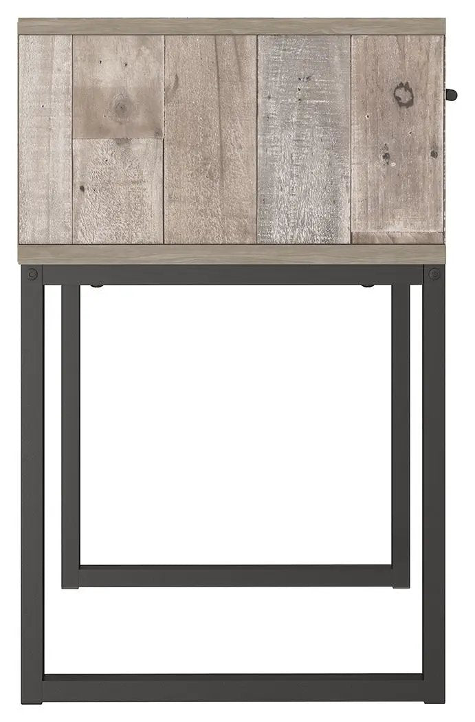Neilsville - One Drawer Night Stand - Vinyl-Wrapped - Whitewash by Unique Piece Furniture