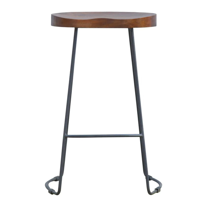 Chunky Bar Stool - Chestnut by HouseOfZazla