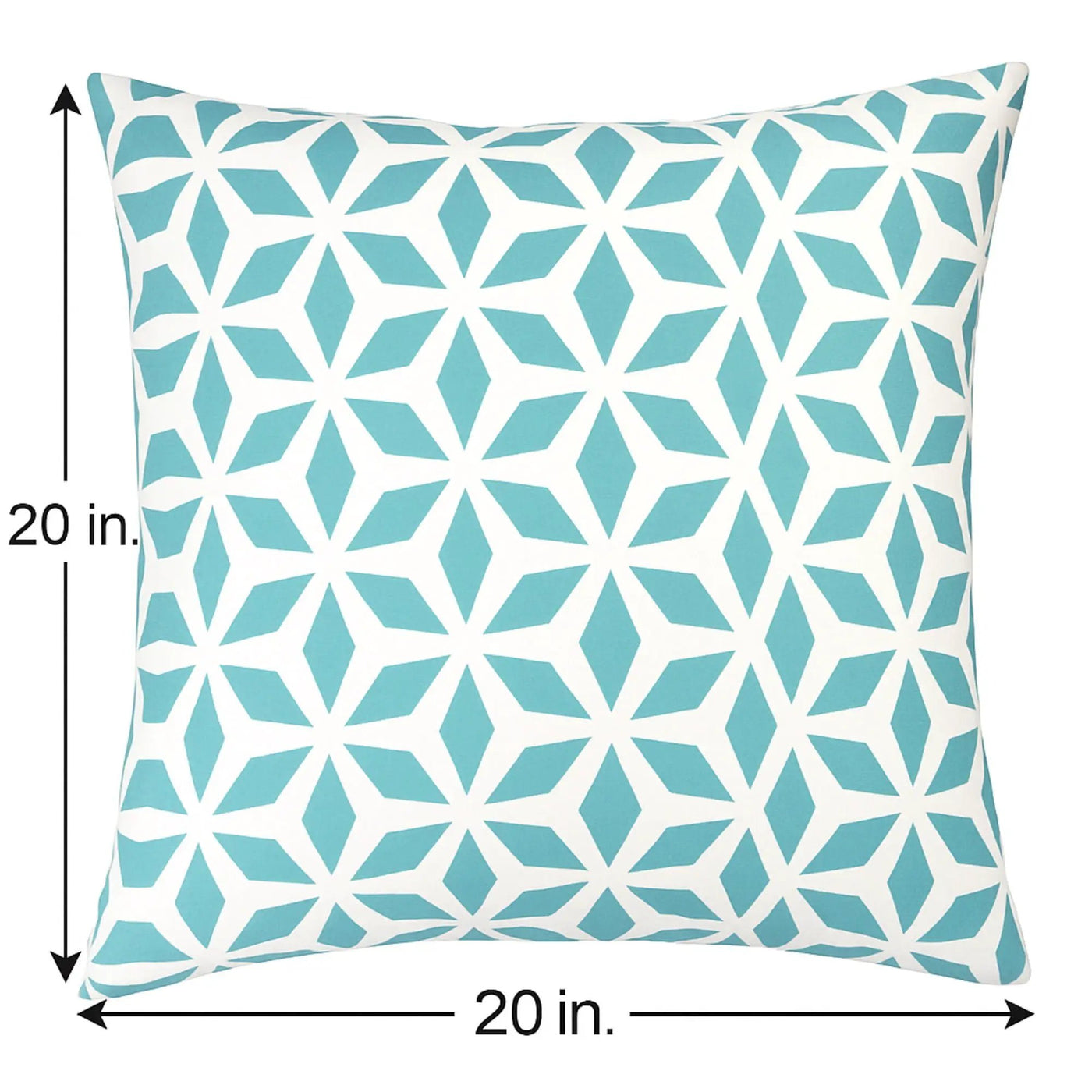 Crystal Burst - Outdoor & Indoor Pillow by HouseOfZazla