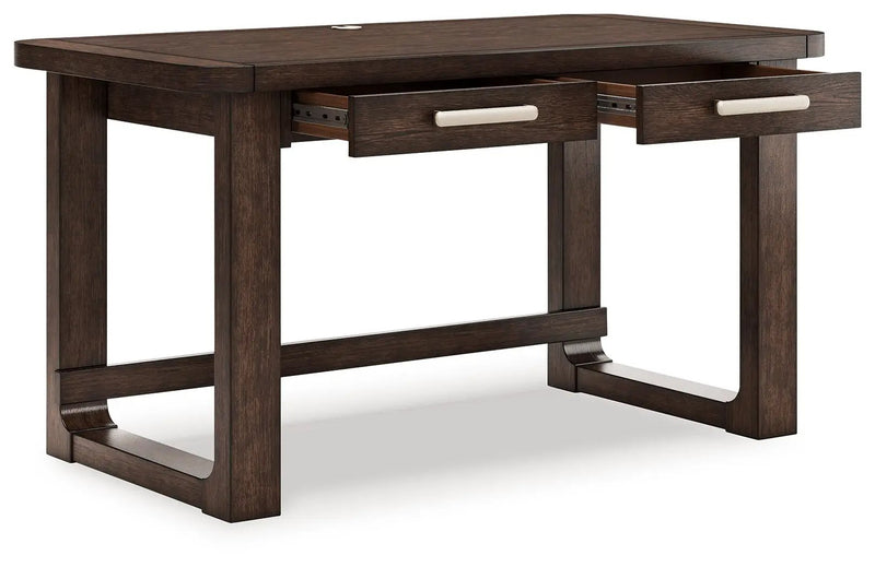 Breckington - Home Office Desk - Dark Brown by Unique Piece Furniture