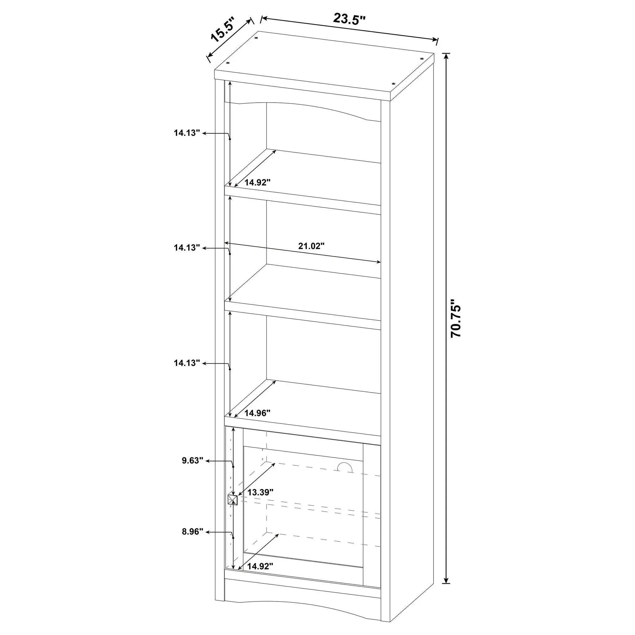 Stott - 3 Shelf Media Tower by HouseOfZazla