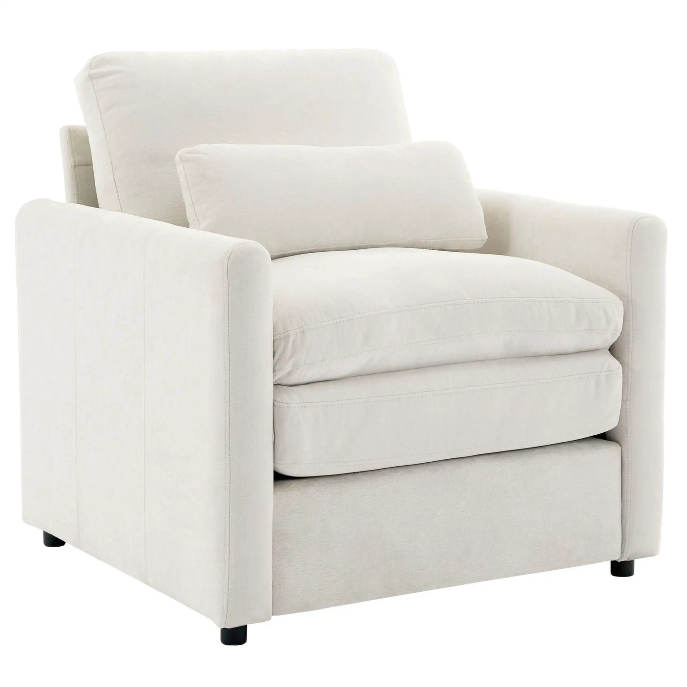 Cozy Upholstered Cushion Armchair For Living Room by Unique Piece Furniture