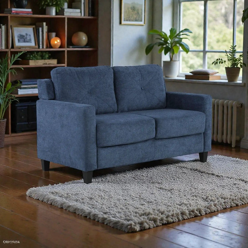 2 Seater Loveseat - Navy by Unique Piece Furniture
