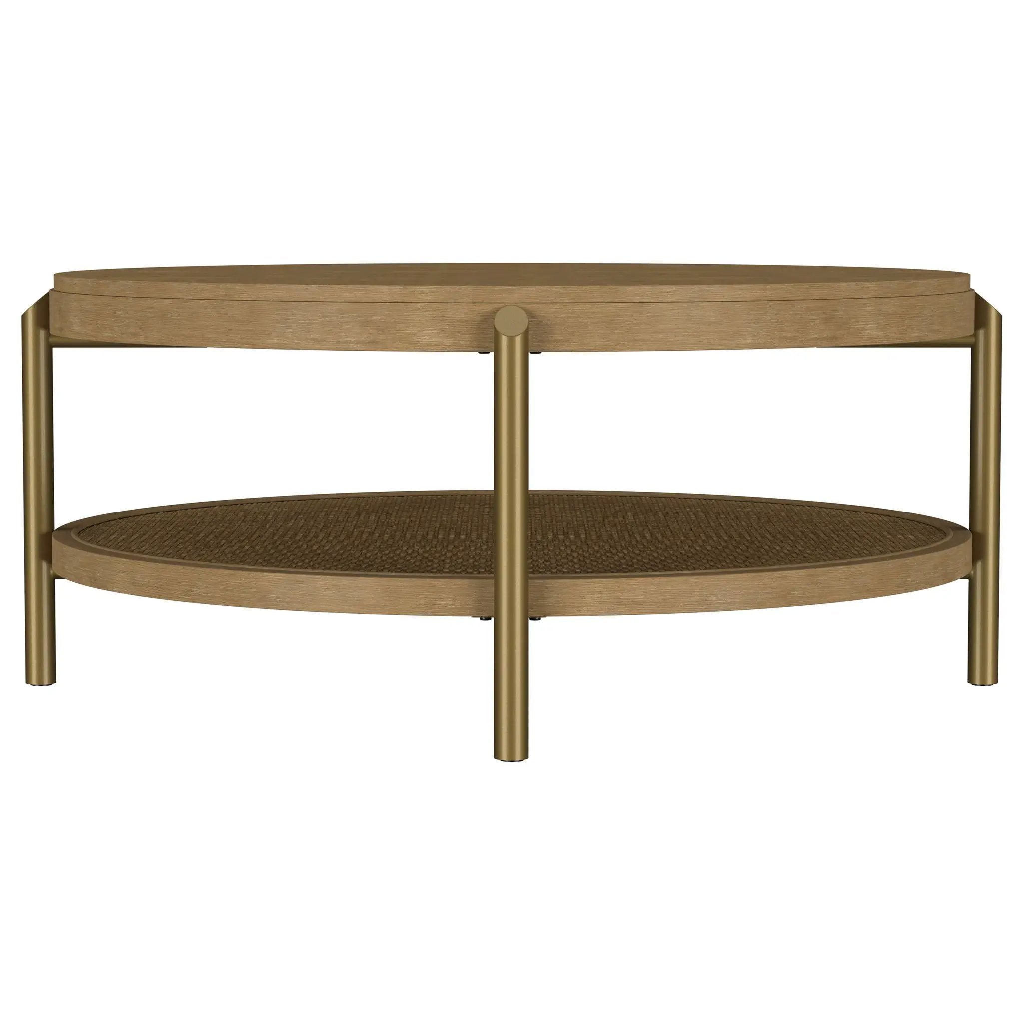 Benson - Round Table With Storage Shelf