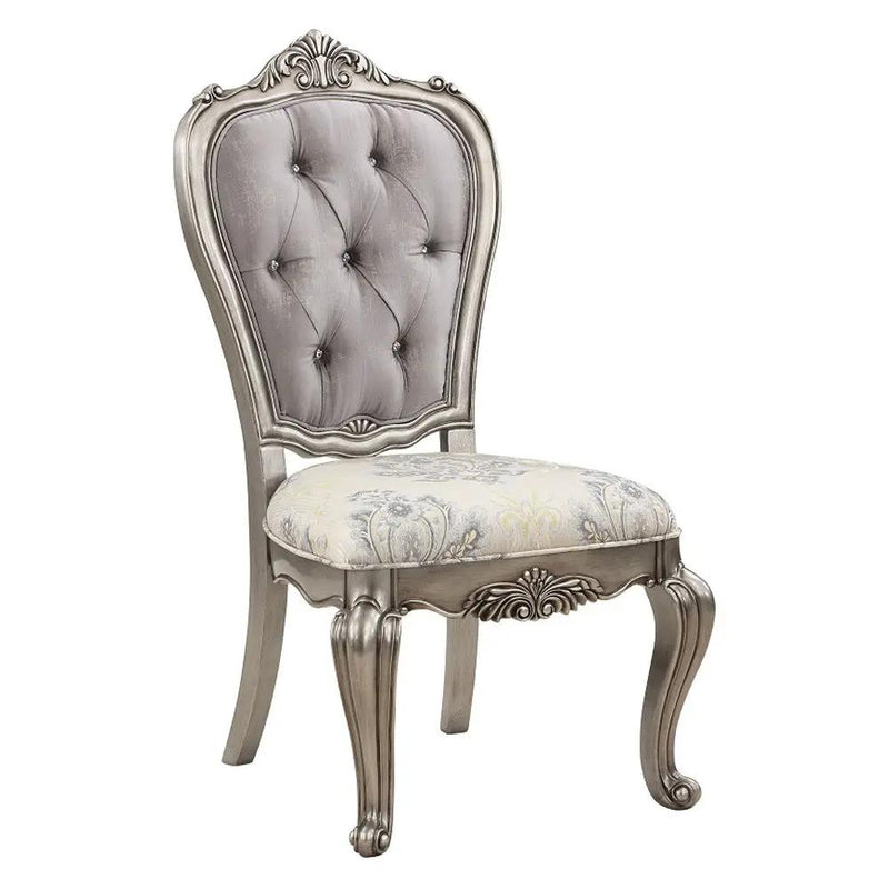 Ariadne - Side Chair (Set of 2) - Velvet & Antique Platinum by Unique Piece Furniture
