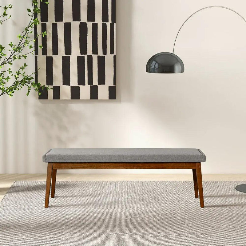 Warren - Bench - Ash Gray by HouseOfZazla