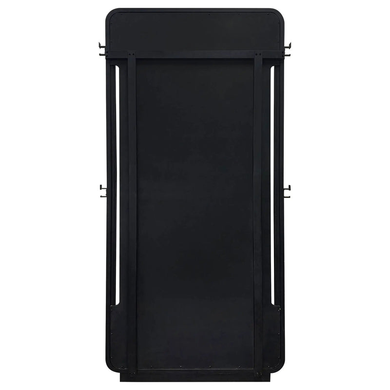 Leandro 76-inch Full Length Floor Mirror Burnished Black by Unique Piece Furniture