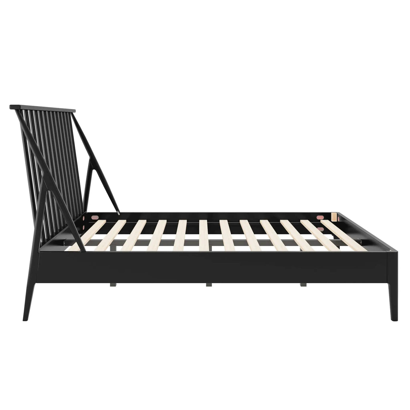 Bohemian Platform Bed With Tall Headboard by HouseOfZazla