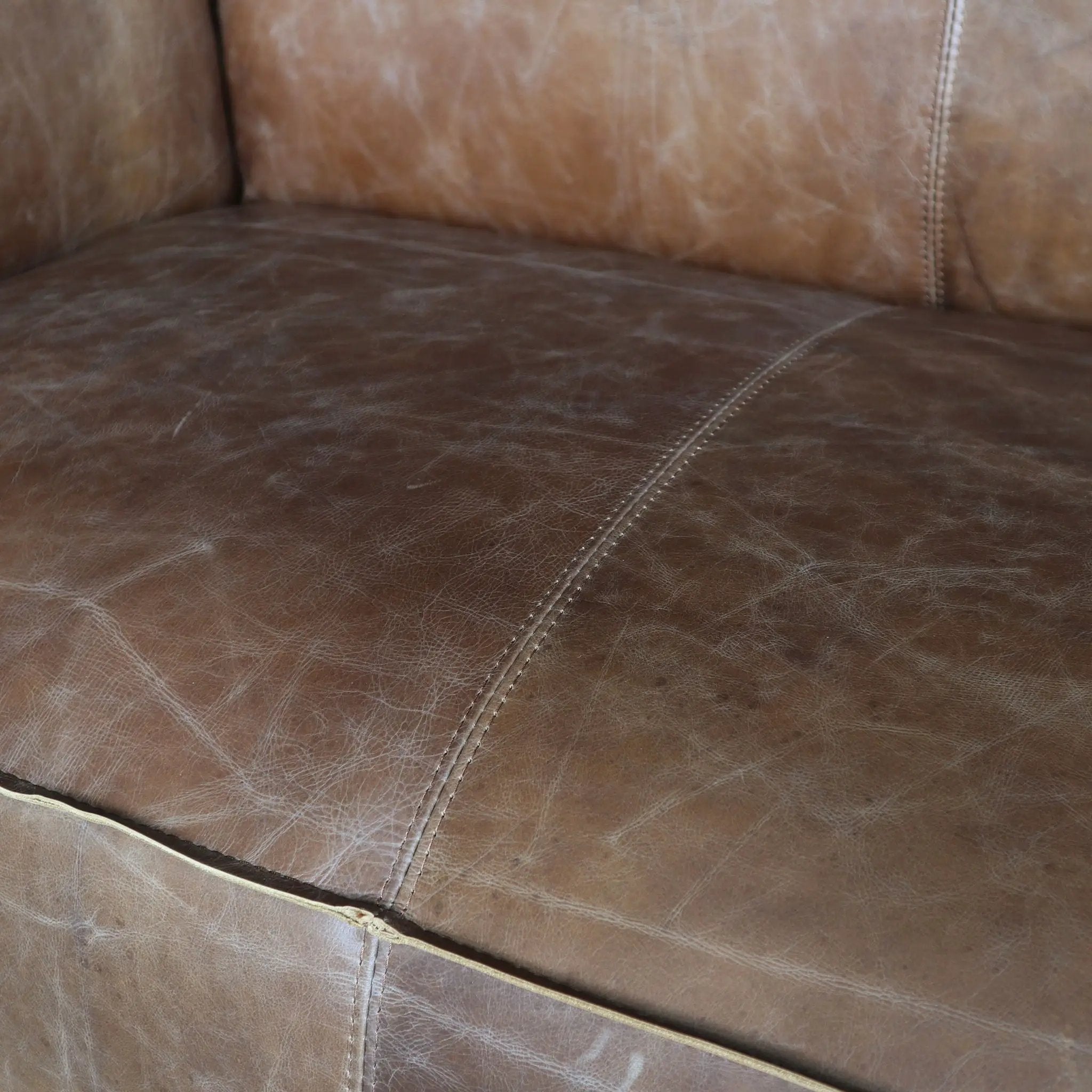 Brancaster - Top Grain Leather Living Room Set - Brown by Unique Piece Furniture