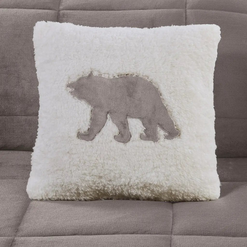 Full/Queen Plush to Sherpa Down Alternative Comforter Set by HouseOfZazla