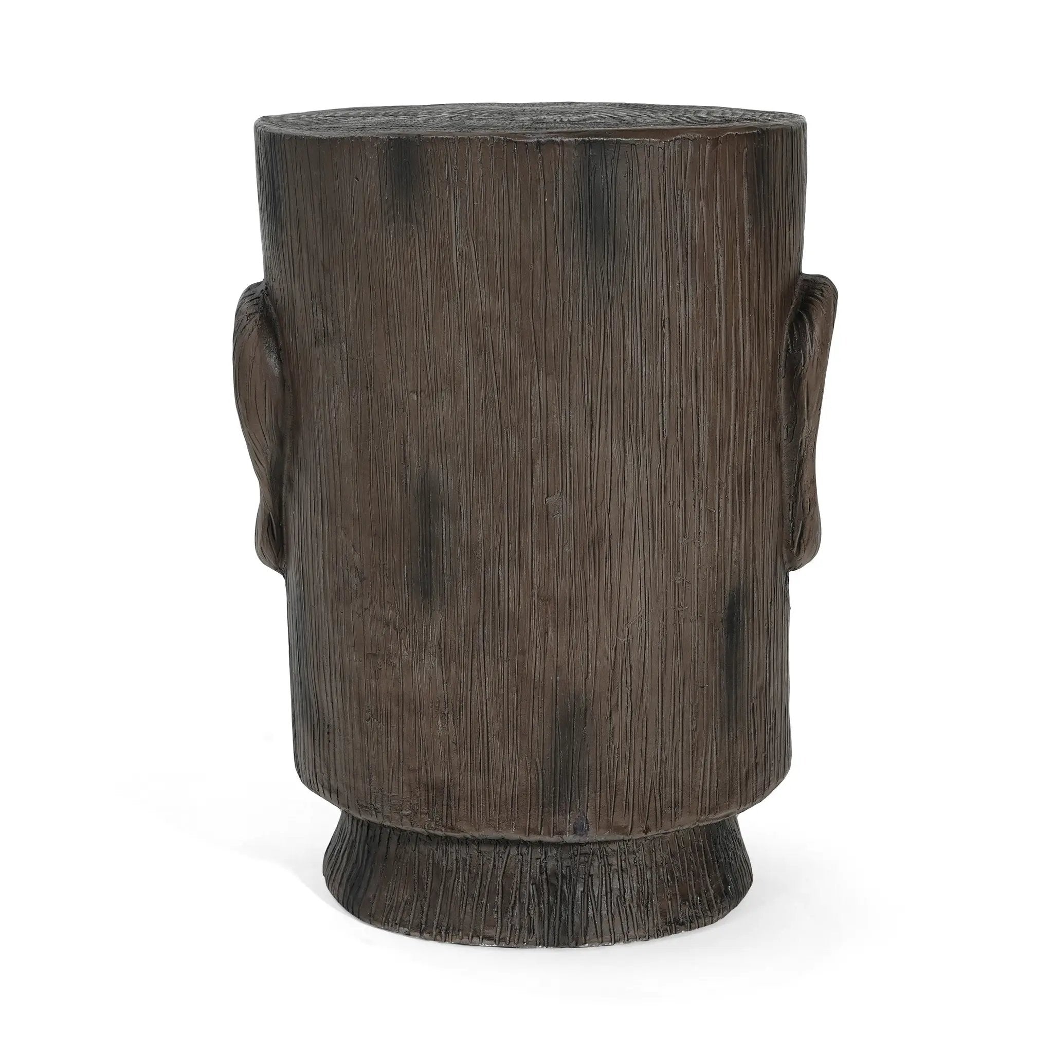 Outdoor Side Table Easter Island Moai Statue Pedestal by HouseOfZazla