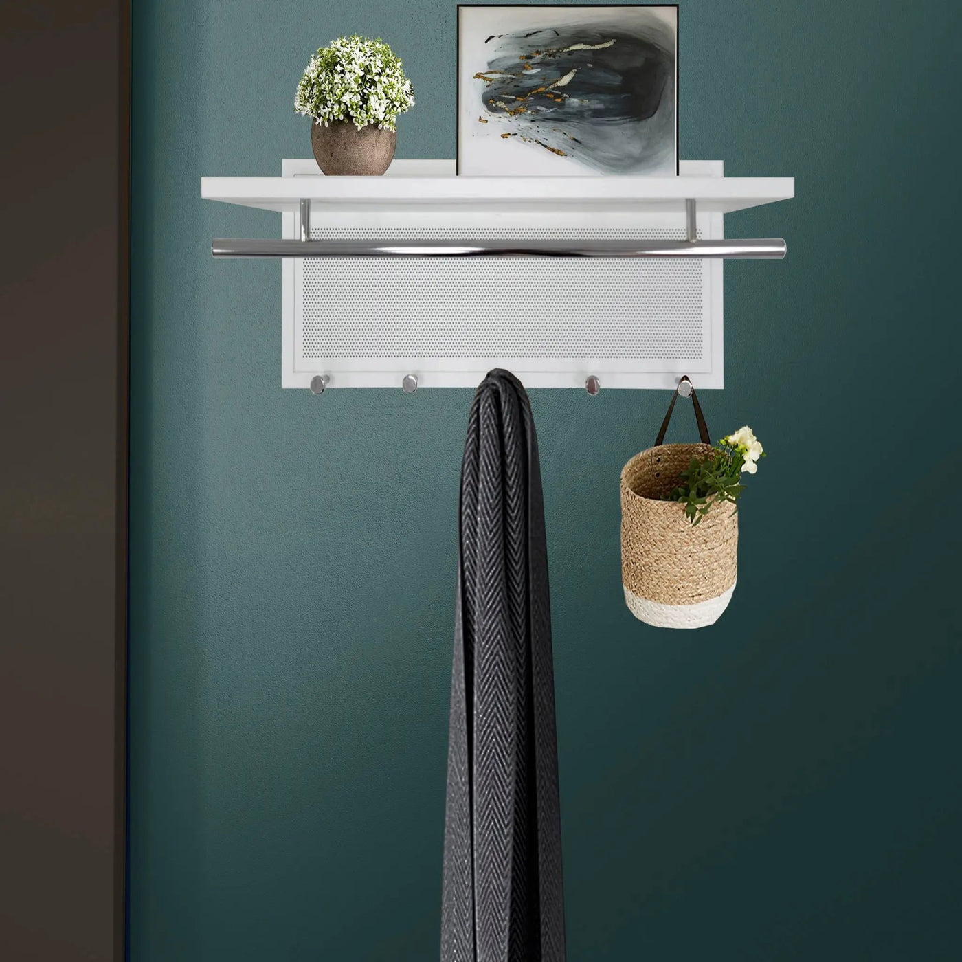 Esyspot - Hook Wall Mounted With Shelf by Unique Piece Furniture