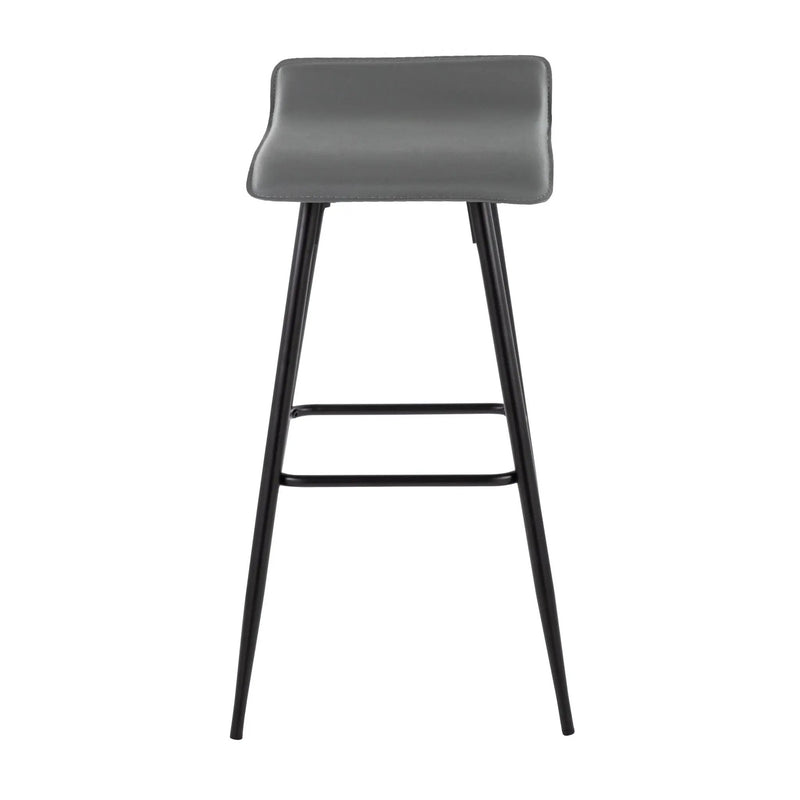 Ale - Contemporary Fixed-Height Bar Stool (Set of 2) by HouseOfZazla