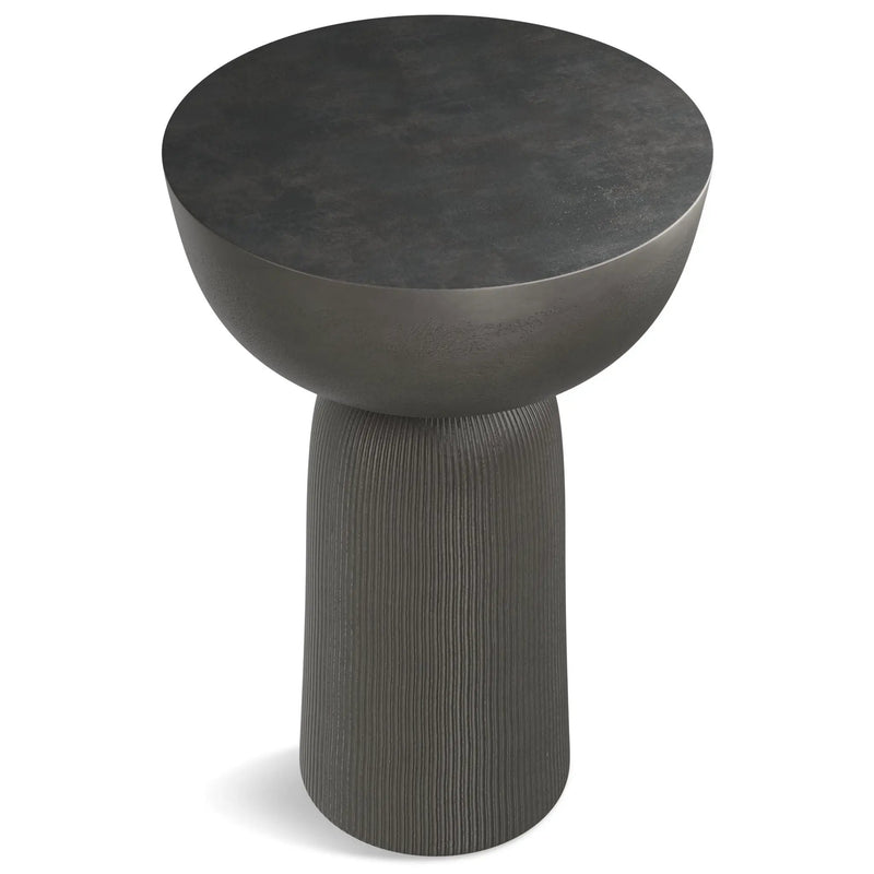 Hughes - Cast Aluminum Side Table - Black by Unique Piece Furniture