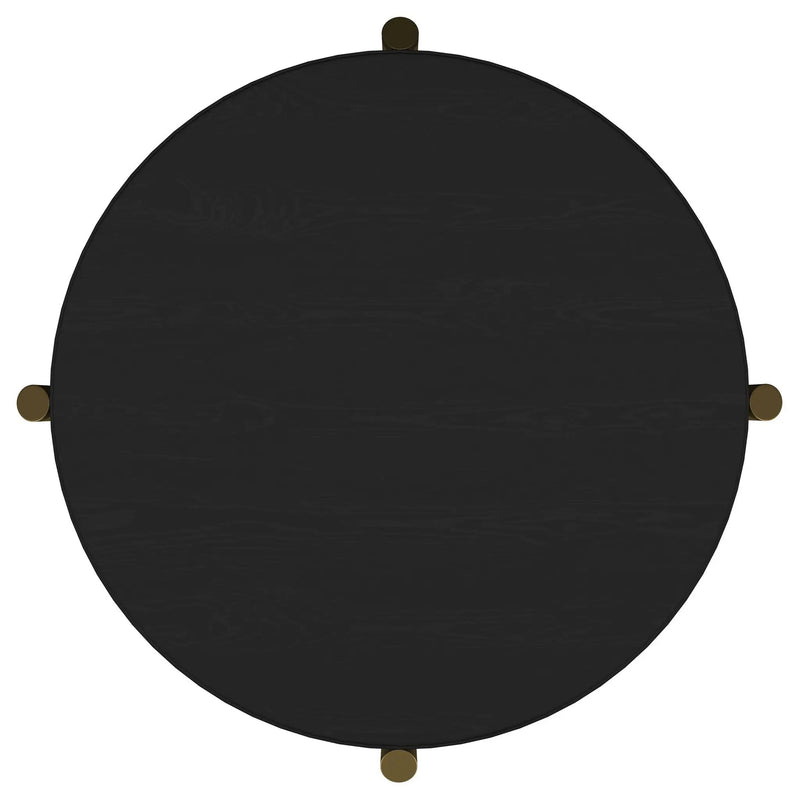 Benson - Round Table With Storage Shelf