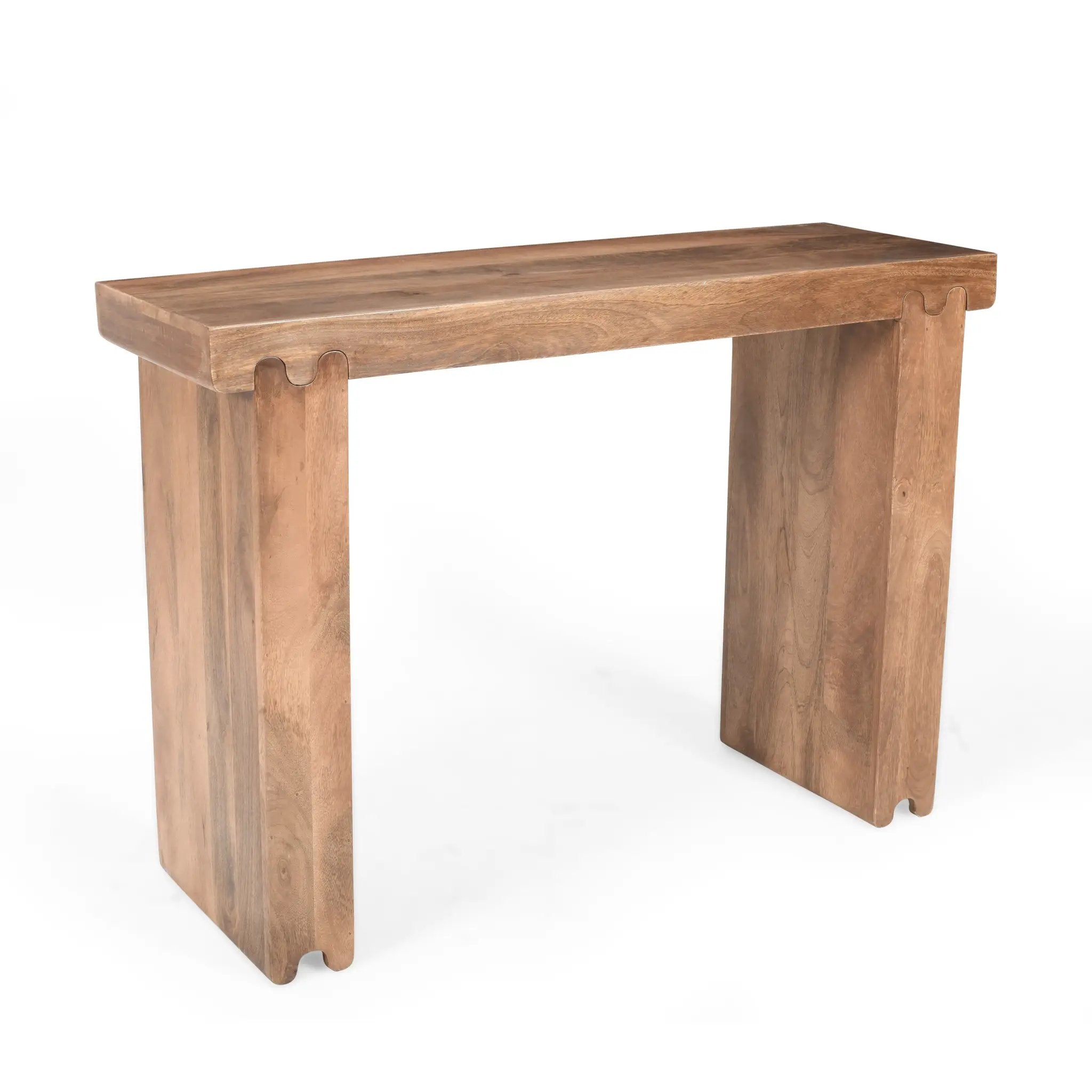 TREXM Console Table in Honey Finish by HouseOfZazla
