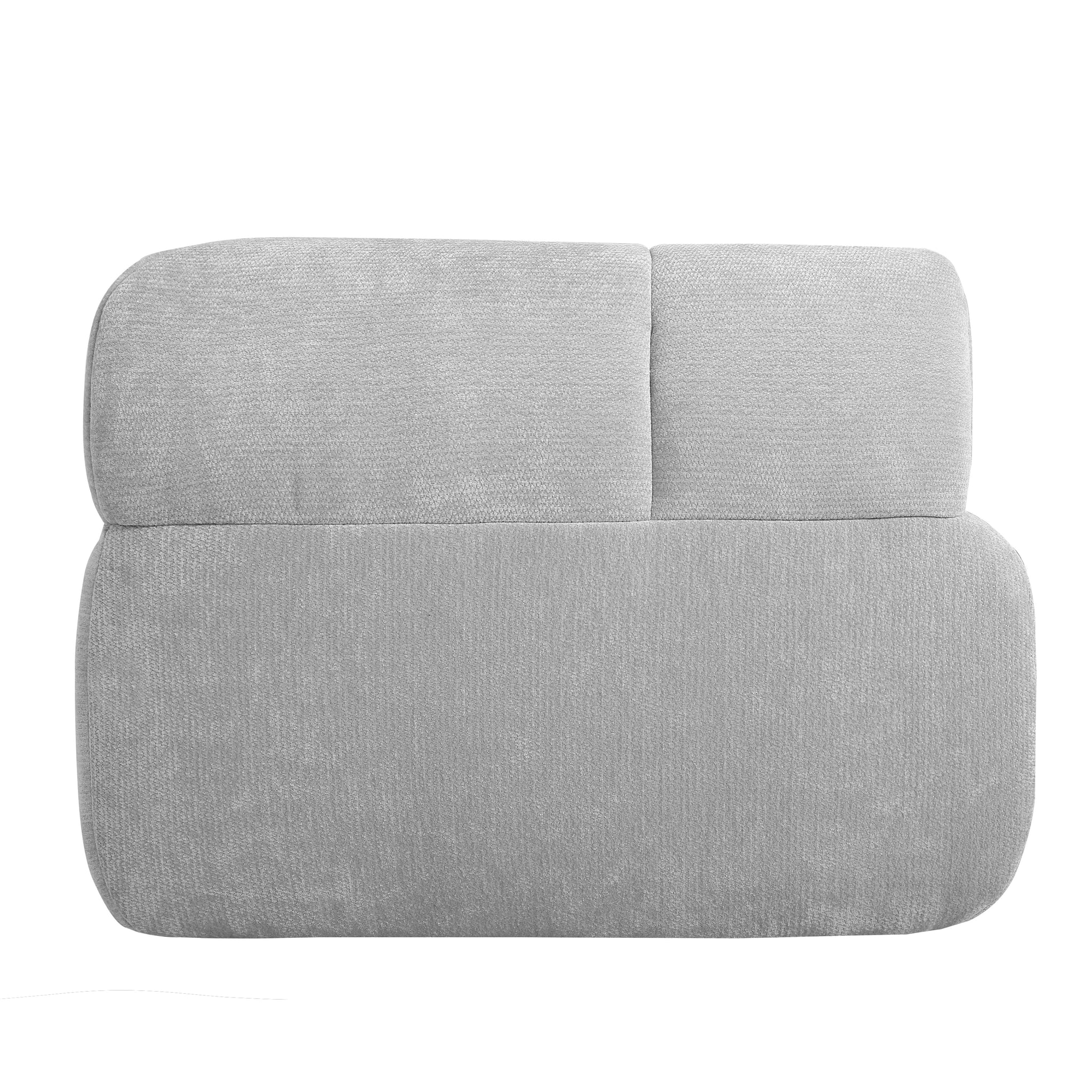 122" Modern L-Shaped Sectional Sofa with High-Density Foam and Chaise Lounge by HouseOfZazla