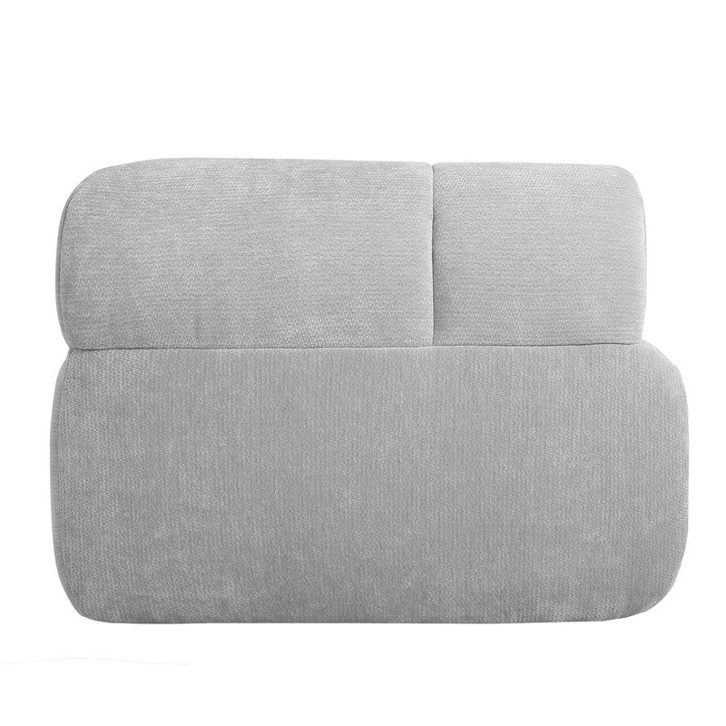122" Modern L-Shaped Sectional Sofa with High-Density Foam and Chaise Lounge by HouseOfZazla