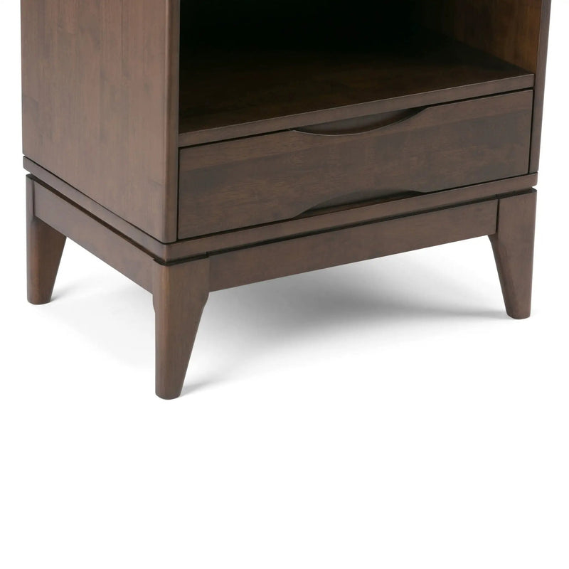 Harper - Bookcase With Storage - Walnut Brown by HouseOfZazla