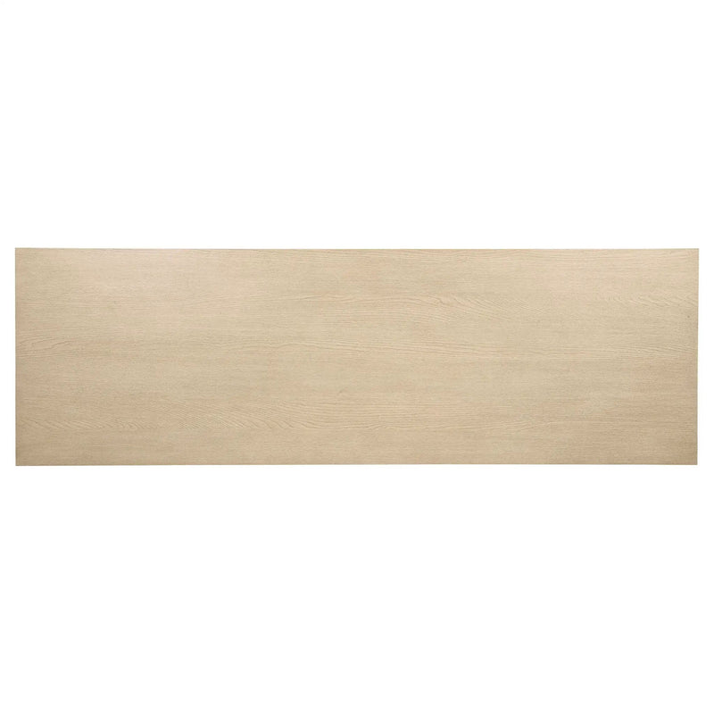 Harkes 75-inch 3-drawer Computer Desk with Adjustable Shelf Light Elm by Unique Piece Furniture
