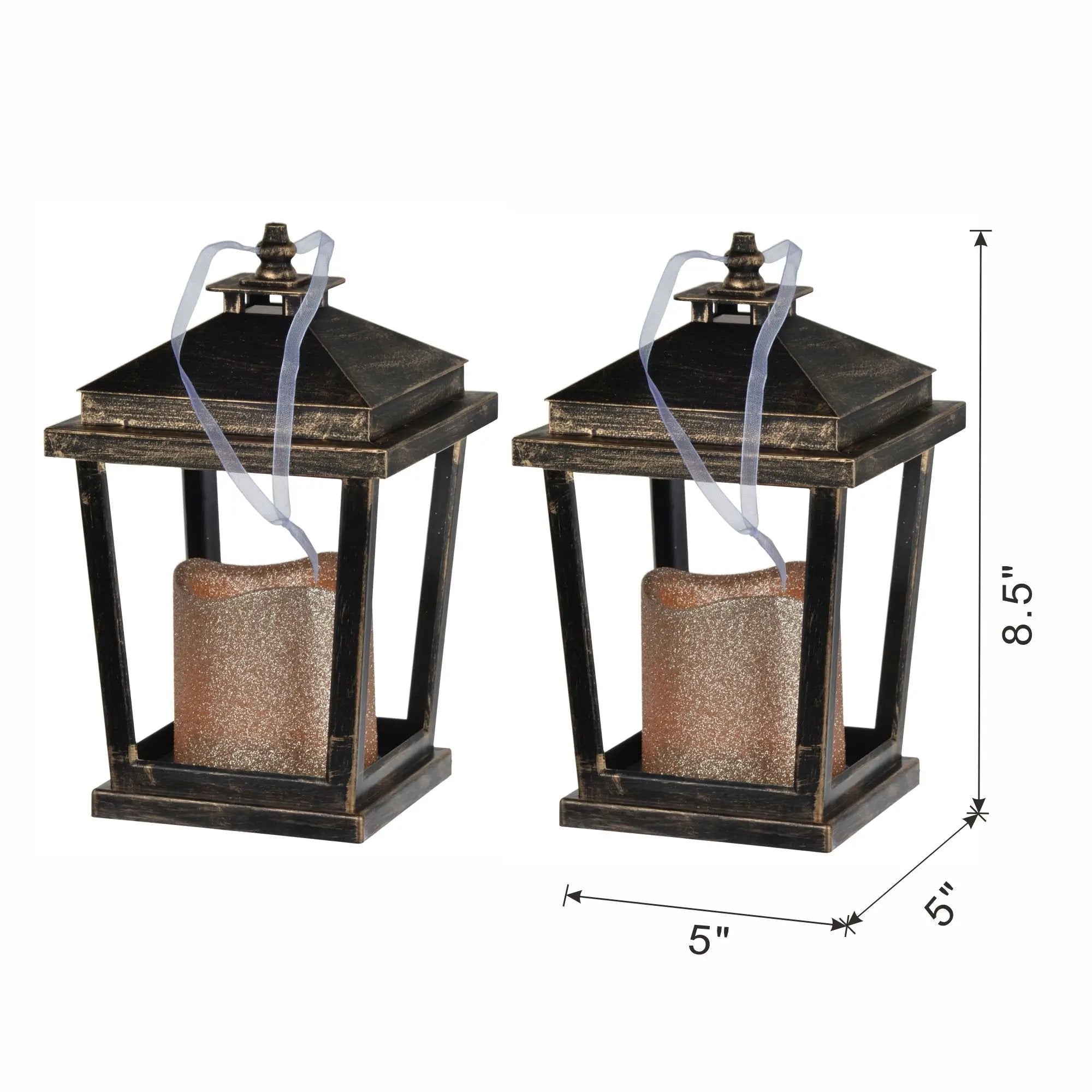 Menifee - Lantern With Led Candle (Set of 2) by Unique Piece Furniture