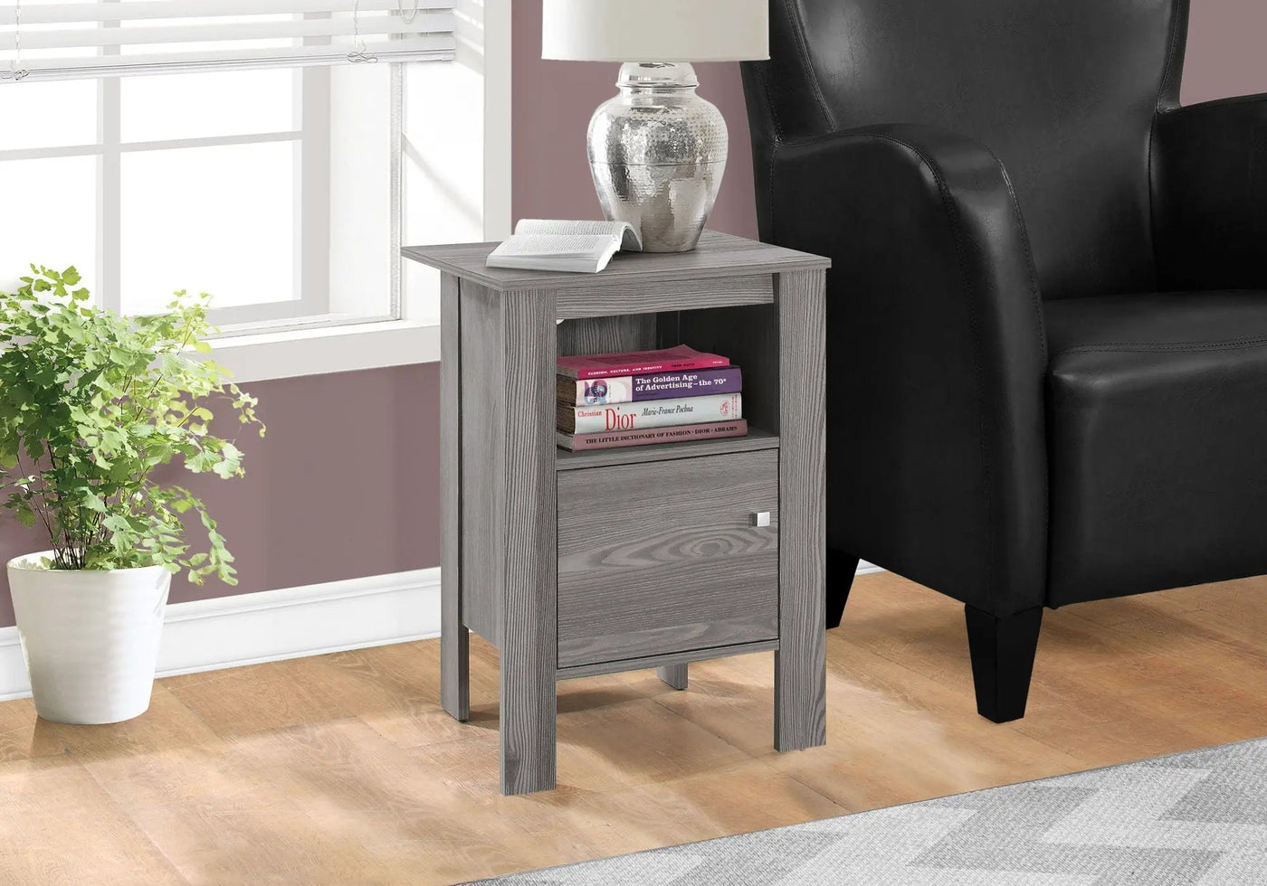 Accent Nightstands with Storage and Transitional Style by HouseOfZazla