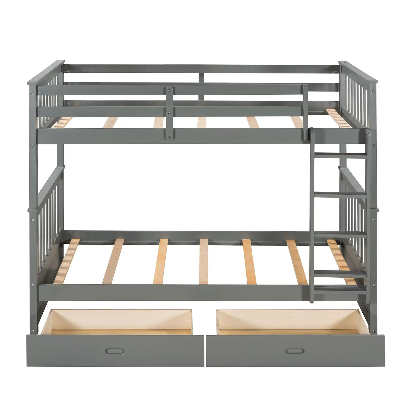 Bunk Bed With Ladders And 2 Storage Drawers by Unique Piece Furniture