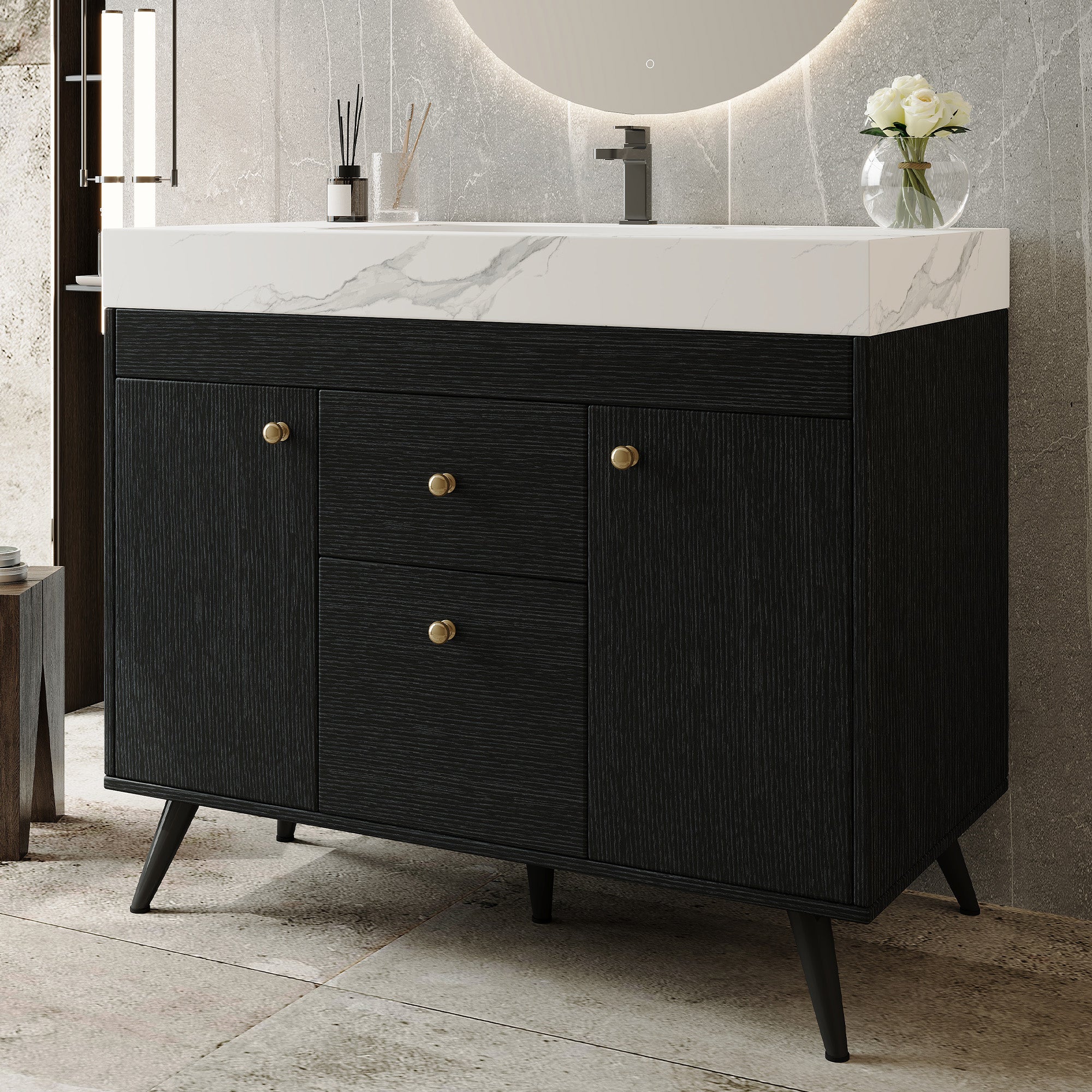 36" Modern Freestanding Bathroom Vanity by HouseOfZazla