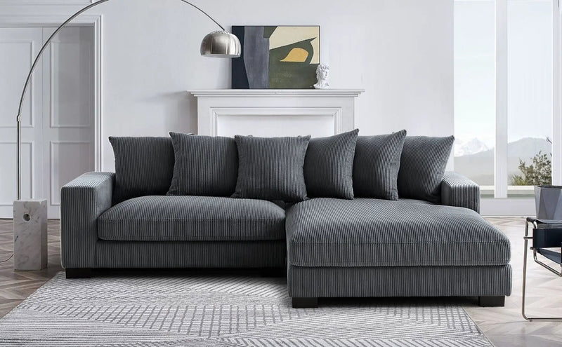 Luxe - Oversized 2 Piece Sectional Couches For Living Room, L Shaped Sofa With Chaise by Unique Piece Furniture