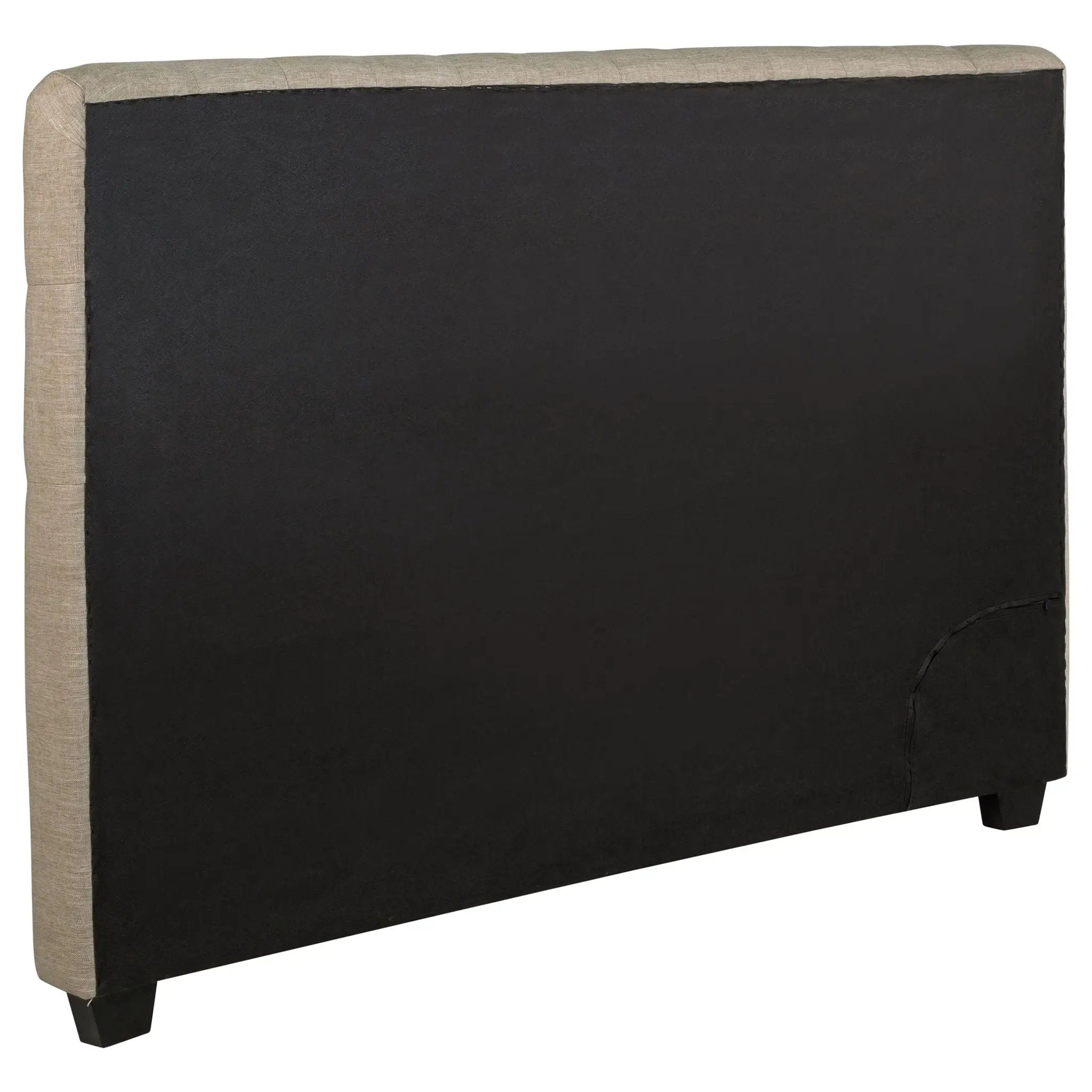 Chloe Upholstered Queen Panel Headboard Oatmeal by Unique Piece Furniture