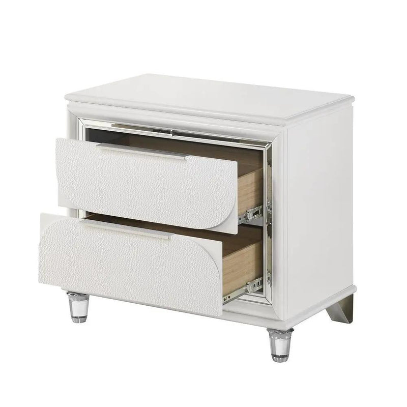 Tarian - Nightstand - Pearl White by Unique Piece Furniture