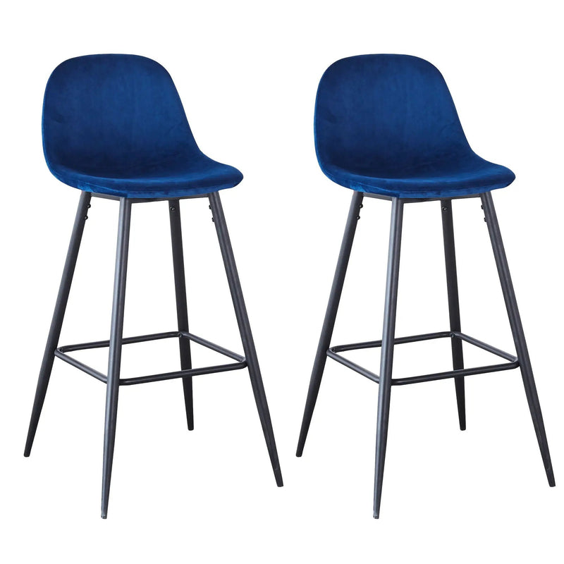 Barstool With Back (Set of 2) by HouseOfZazla