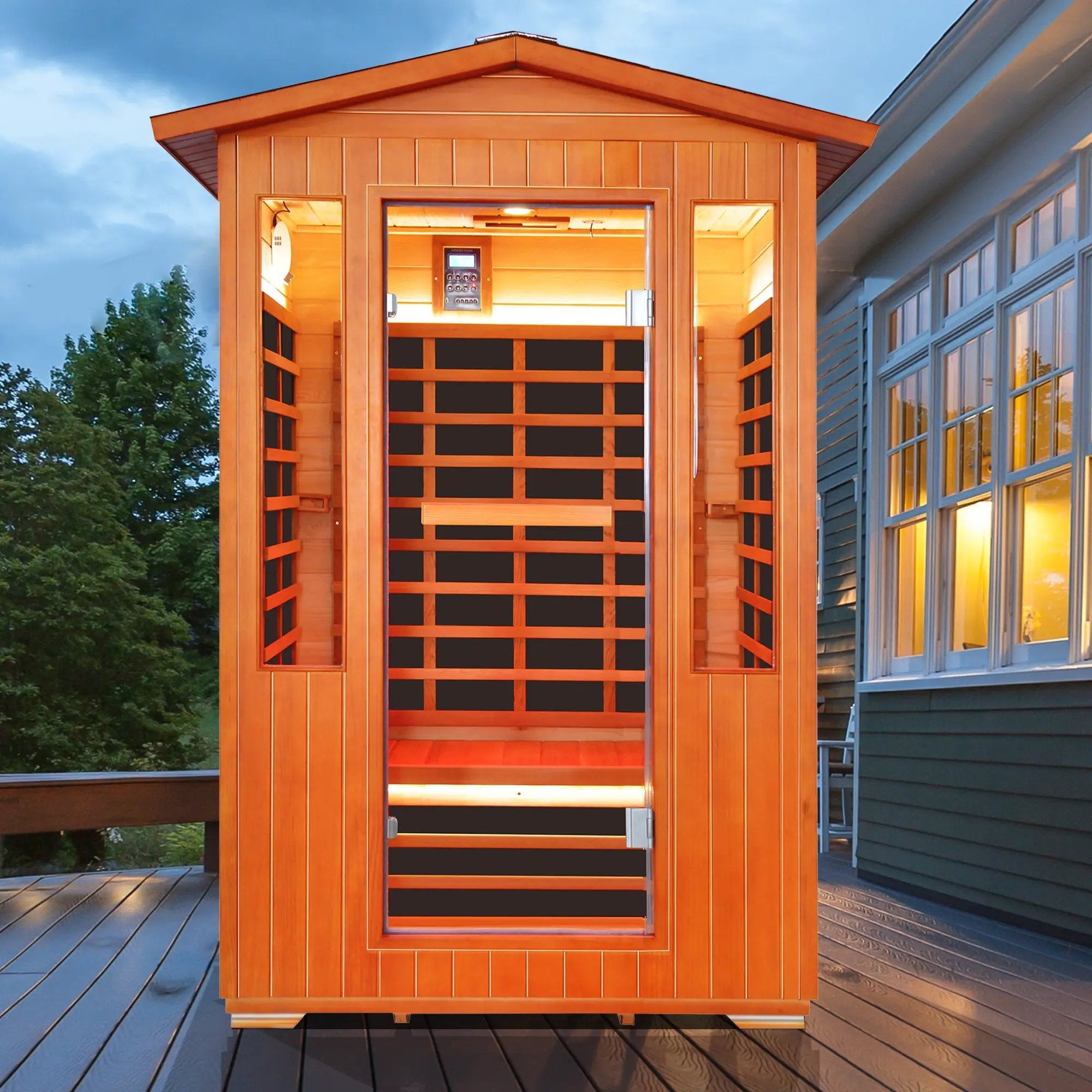 Outdoor Sauna Room for 2 People by HouseOfZazla