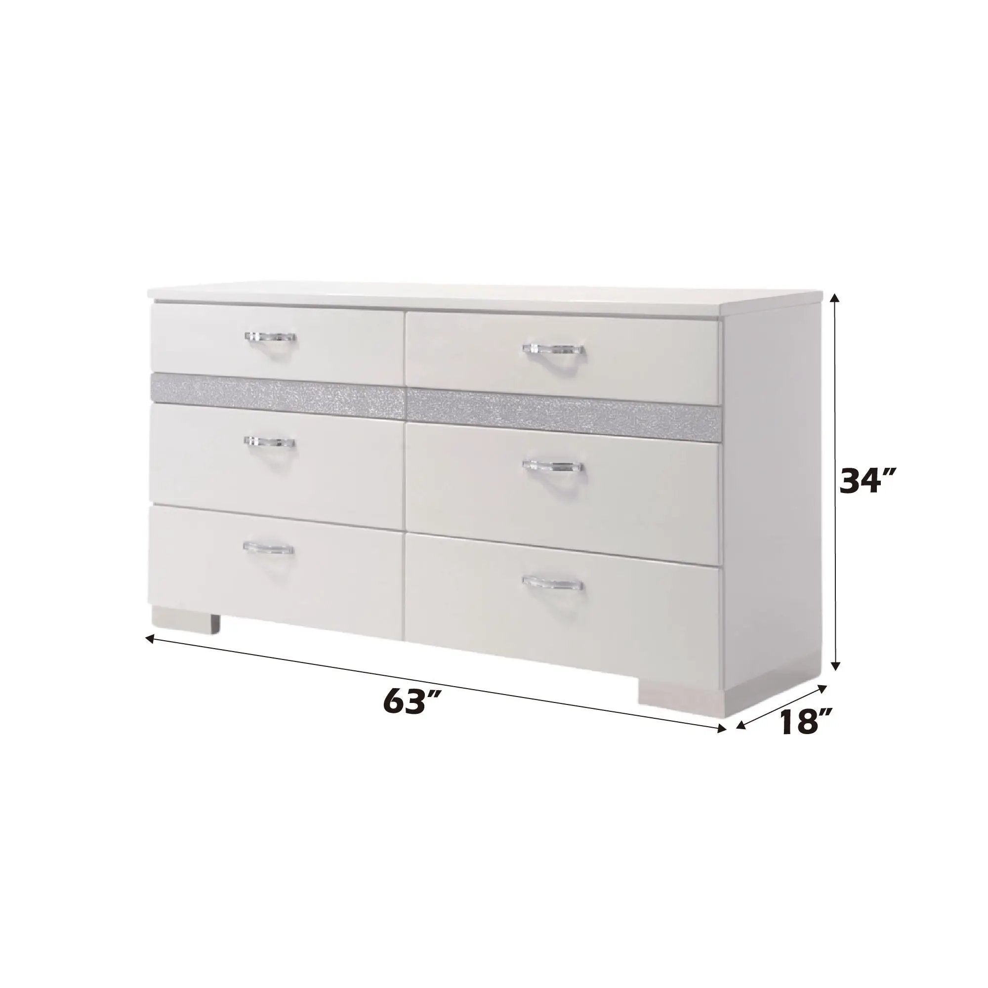 Naima II - Dresser - White by HouseOfZazla