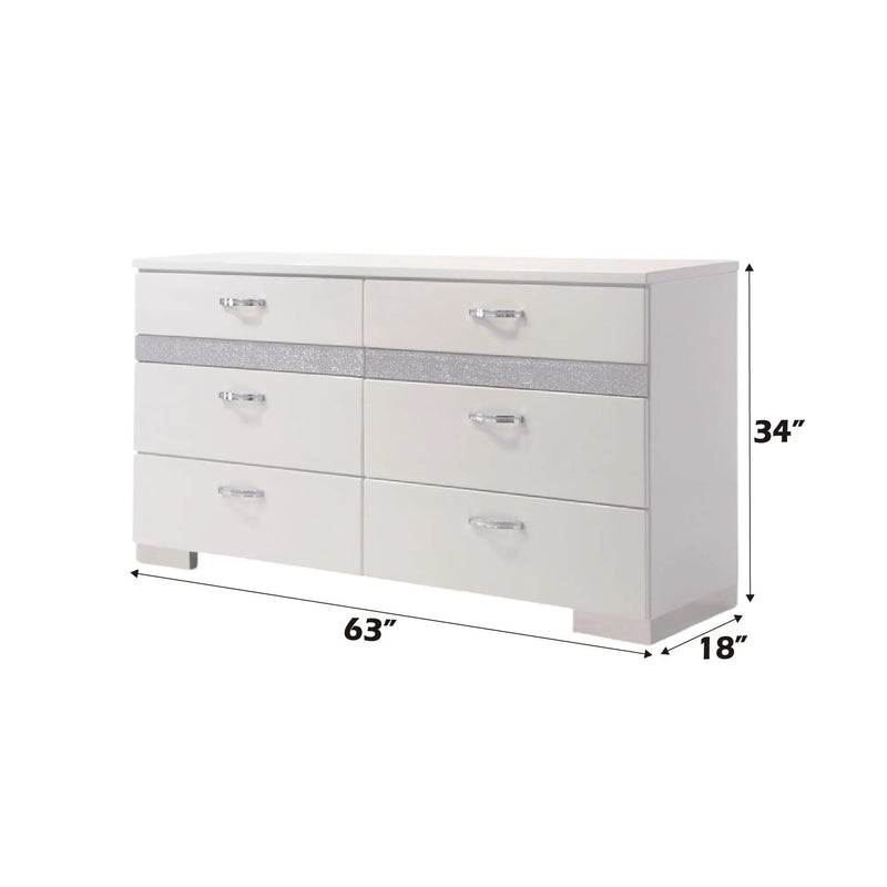Naima II - Dresser - White by HouseOfZazla