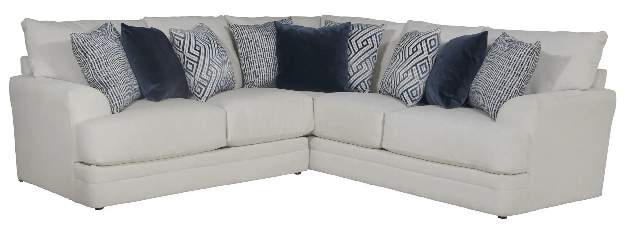 Polaris - Sectional With Comfort Coil Seating And Accent Pillows Included by Unique Piece Furniture