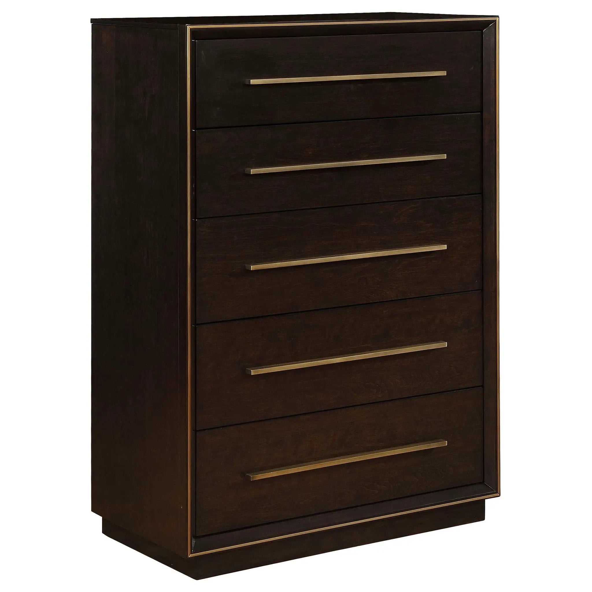 Durango 5-drawer Bedroom Chest Smoked Peppercorn by Unique Piece Furniture